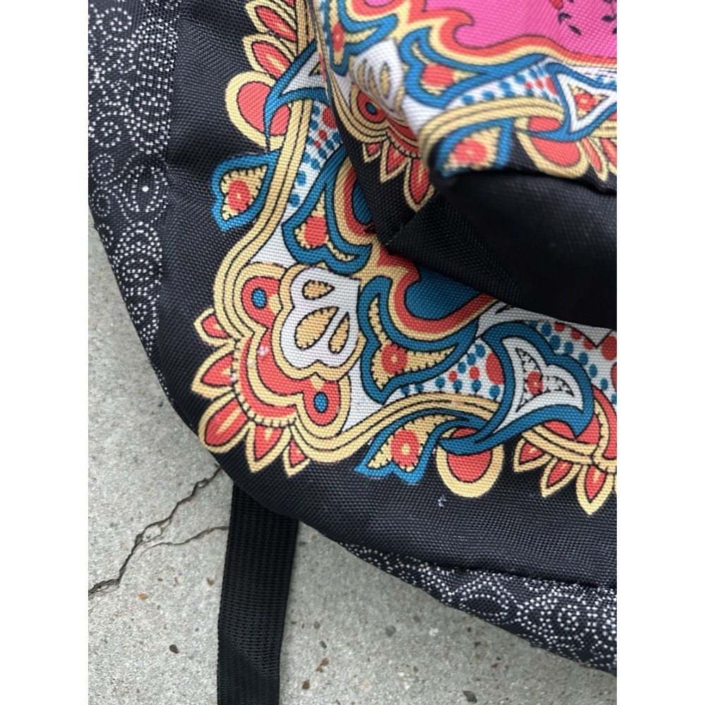 RARE JanSport x FARM Rio Porto Claro Mixed Floral Paisley Backpack‎ Bag School - Picture 4 of 8
